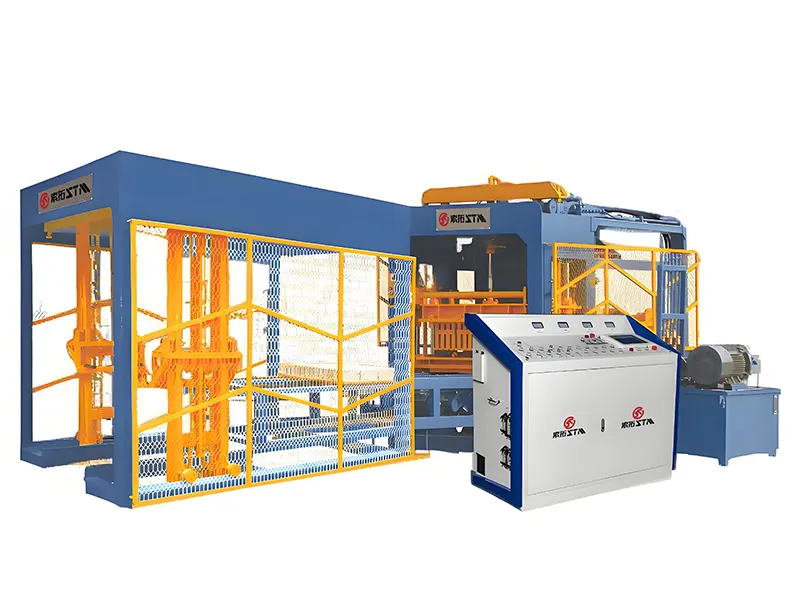 Automatic Concrete Brick Making Machine - QT5